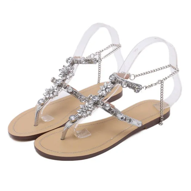 Miami Boho Rhinestone Sandal