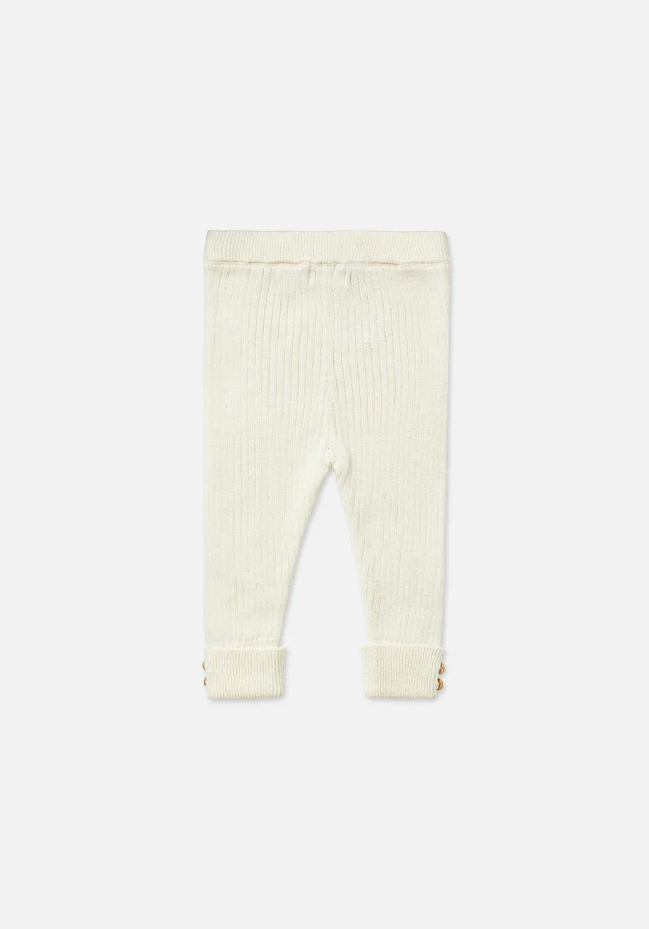 Miann & Co Baby - Texture Rib Legging - Sorbet