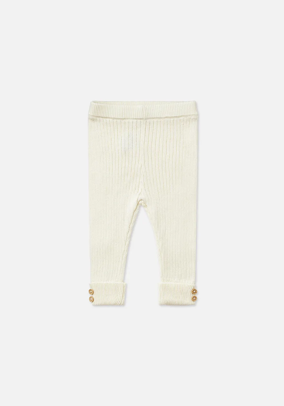 Miann & Co Baby - Texture Rib Legging - Sorbet