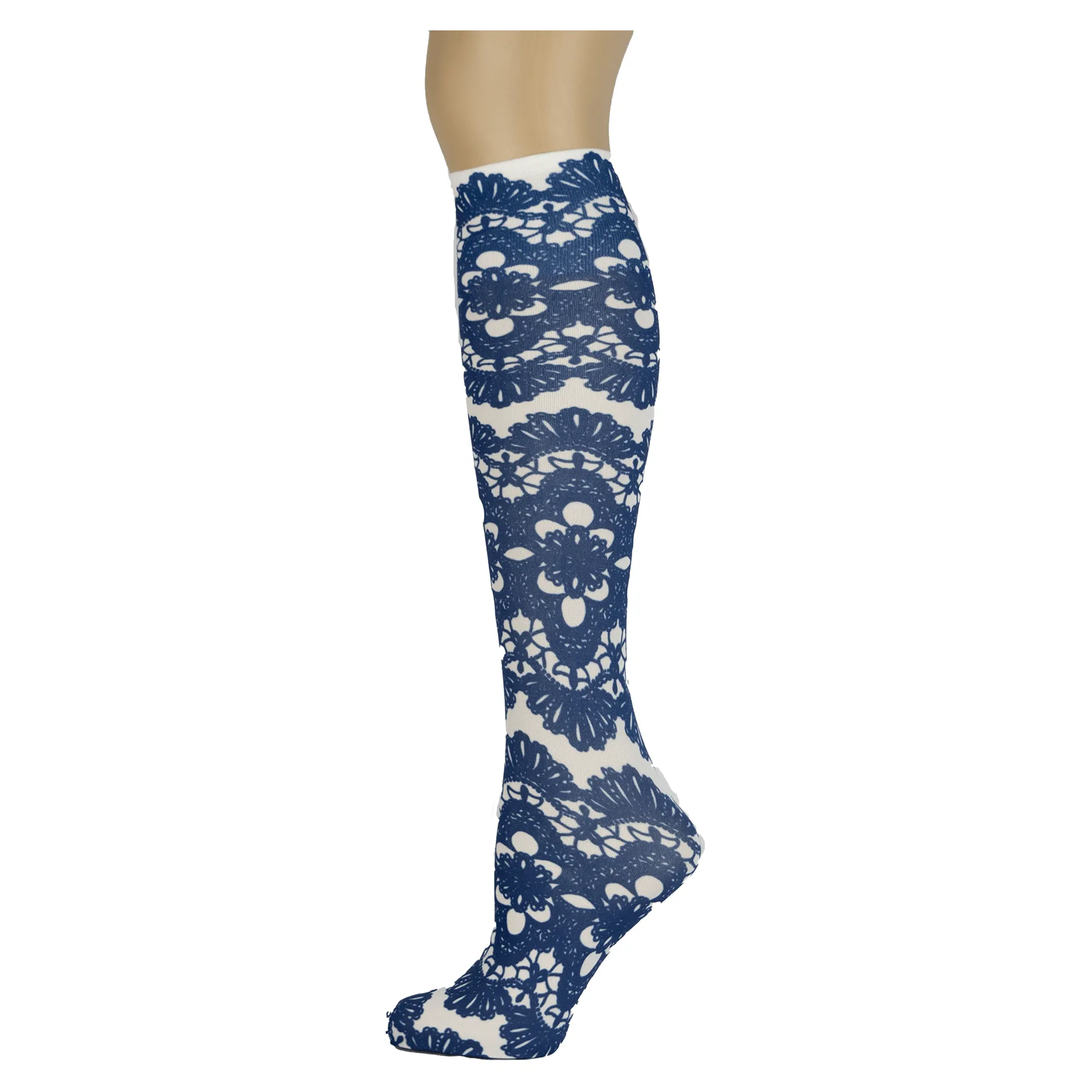 Midnight Lace Youth Knee Highs