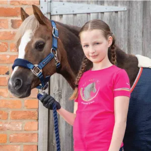 Milla Girls Technical Riding Top (Pink)