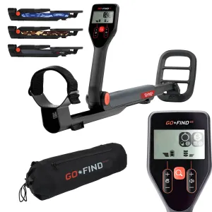 Minelab GO-FIND 22 Metal Detector with GO-FIND Black Carry Bag for Transport