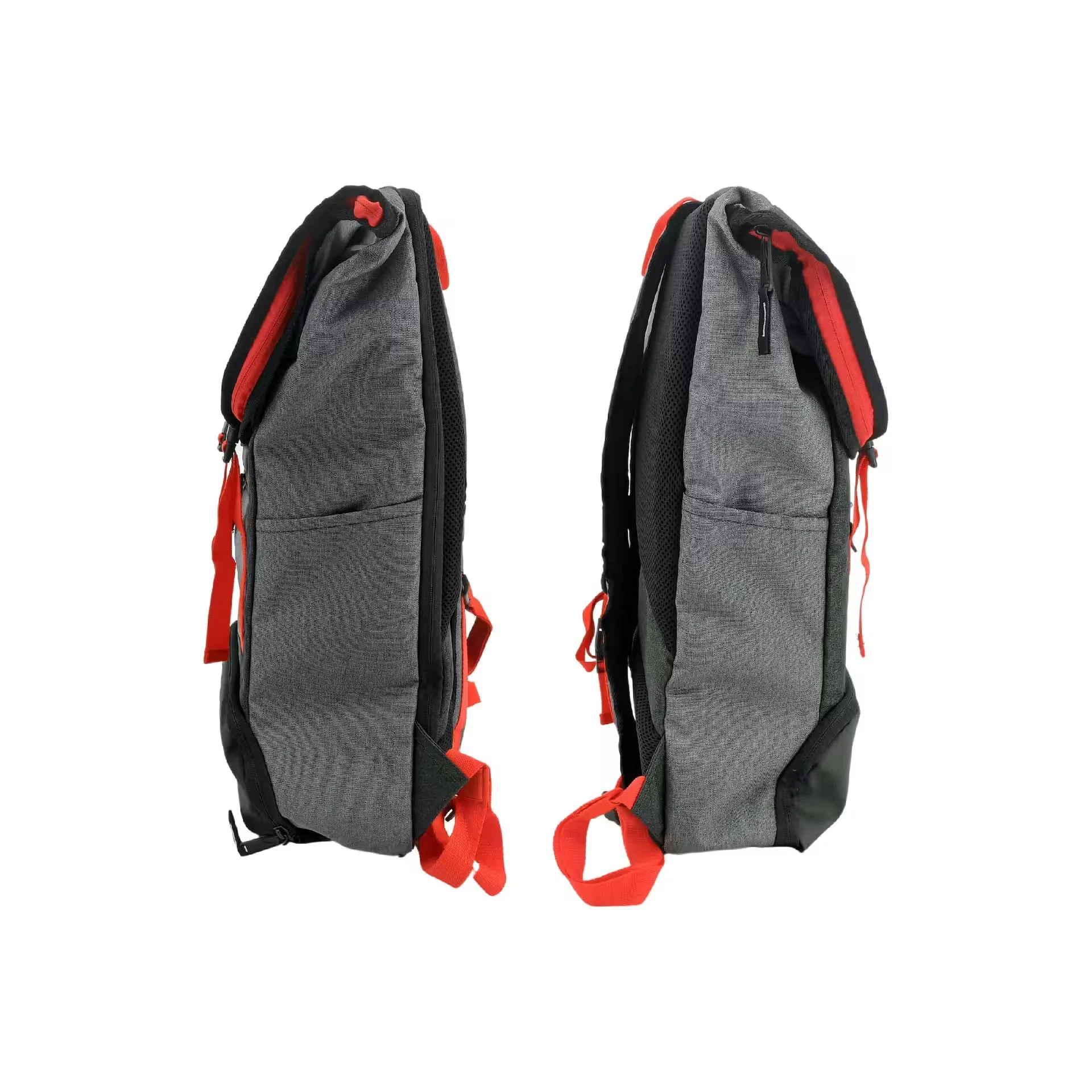 Mizuno JPX Series Badminton Backpack (Charcoal/Light Grey/Red)