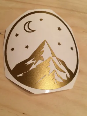 Mountain Vinyl Decal