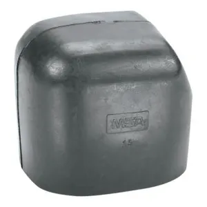 MSA Protective Boot, Used with W65 Self-Rescuer Respirator, Rubber, Black, 449428
