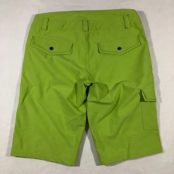 NEW Race Face Womens XL Khyber Shorts Lime Green Biking Teflon #SA511085 NWT $90