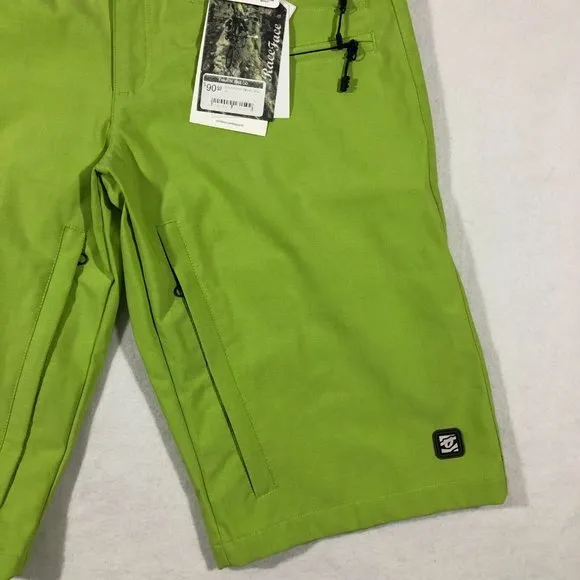NEW Race Face Womens XL Khyber Shorts Lime Green Biking Teflon #SA511085 NWT $90