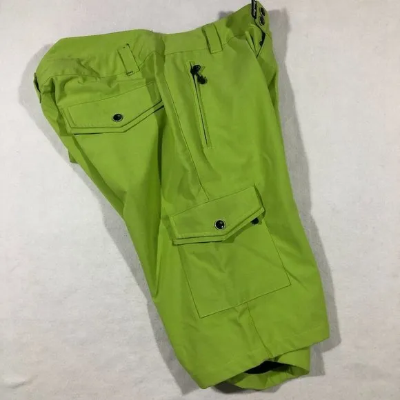 NEW Race Face Womens XL Khyber Shorts Lime Green Biking Teflon #SA511085 NWT $90