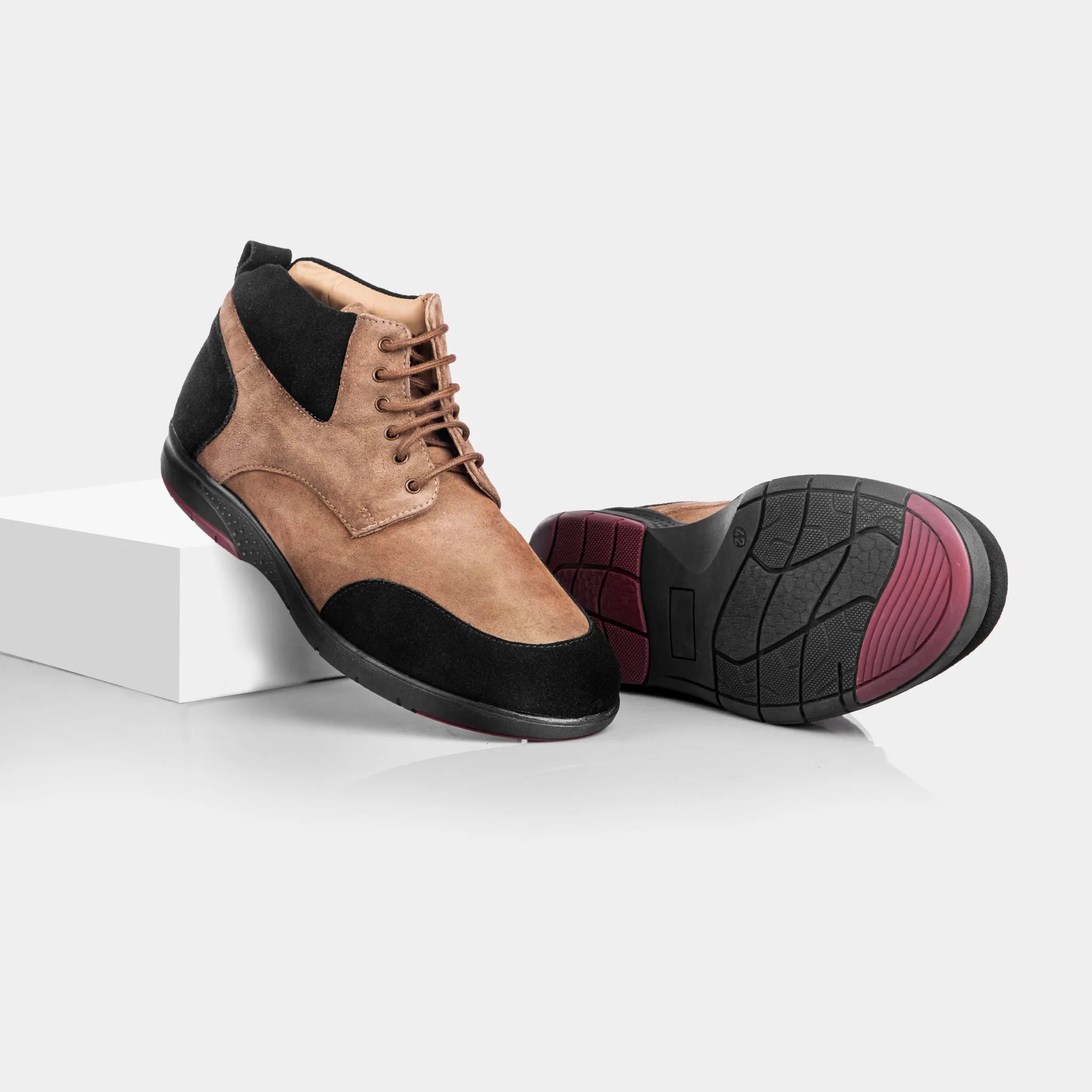 Norman Ankle Boot (Taupe)