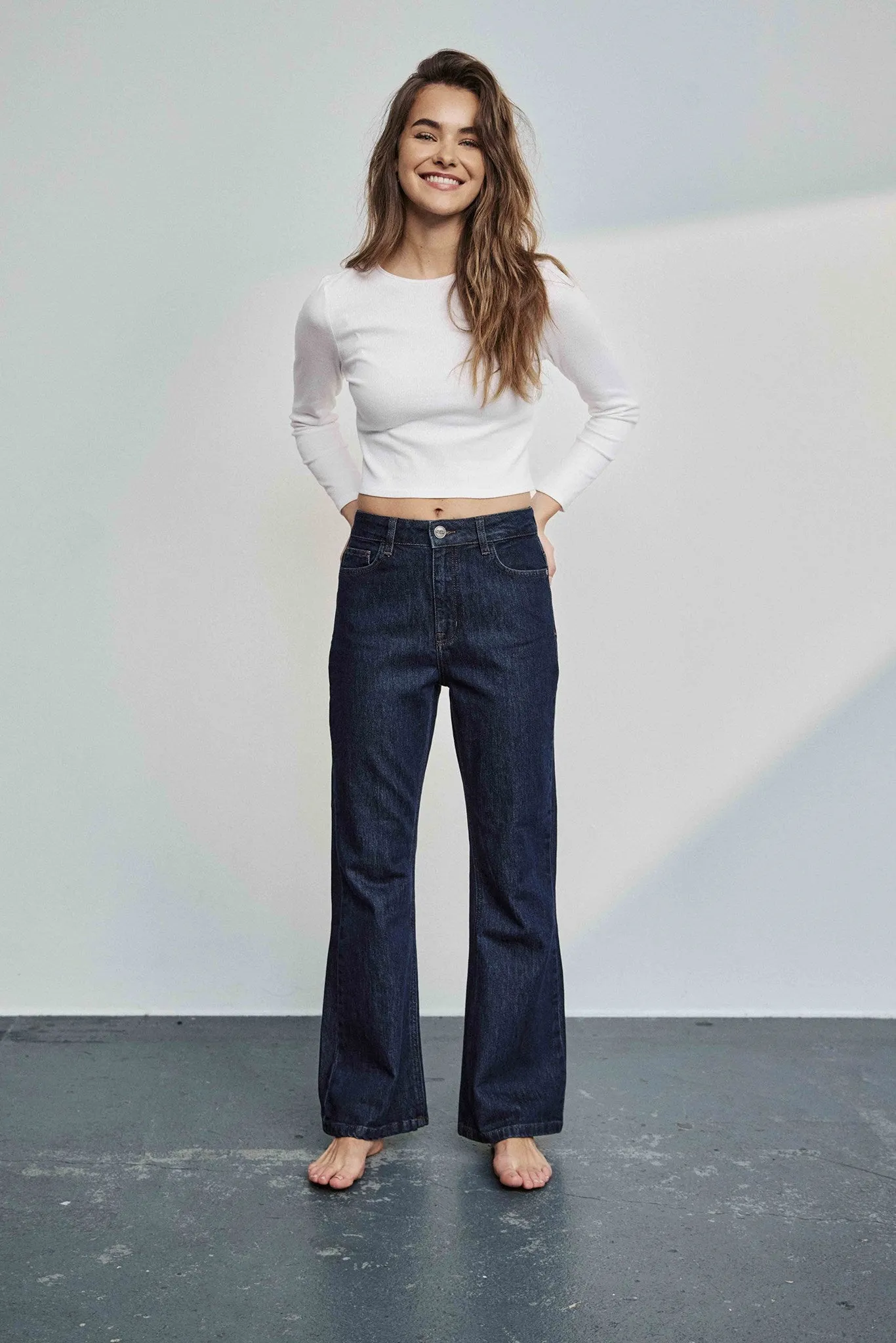 NULONDON JEANS SHORT - Dark Blue Denim
