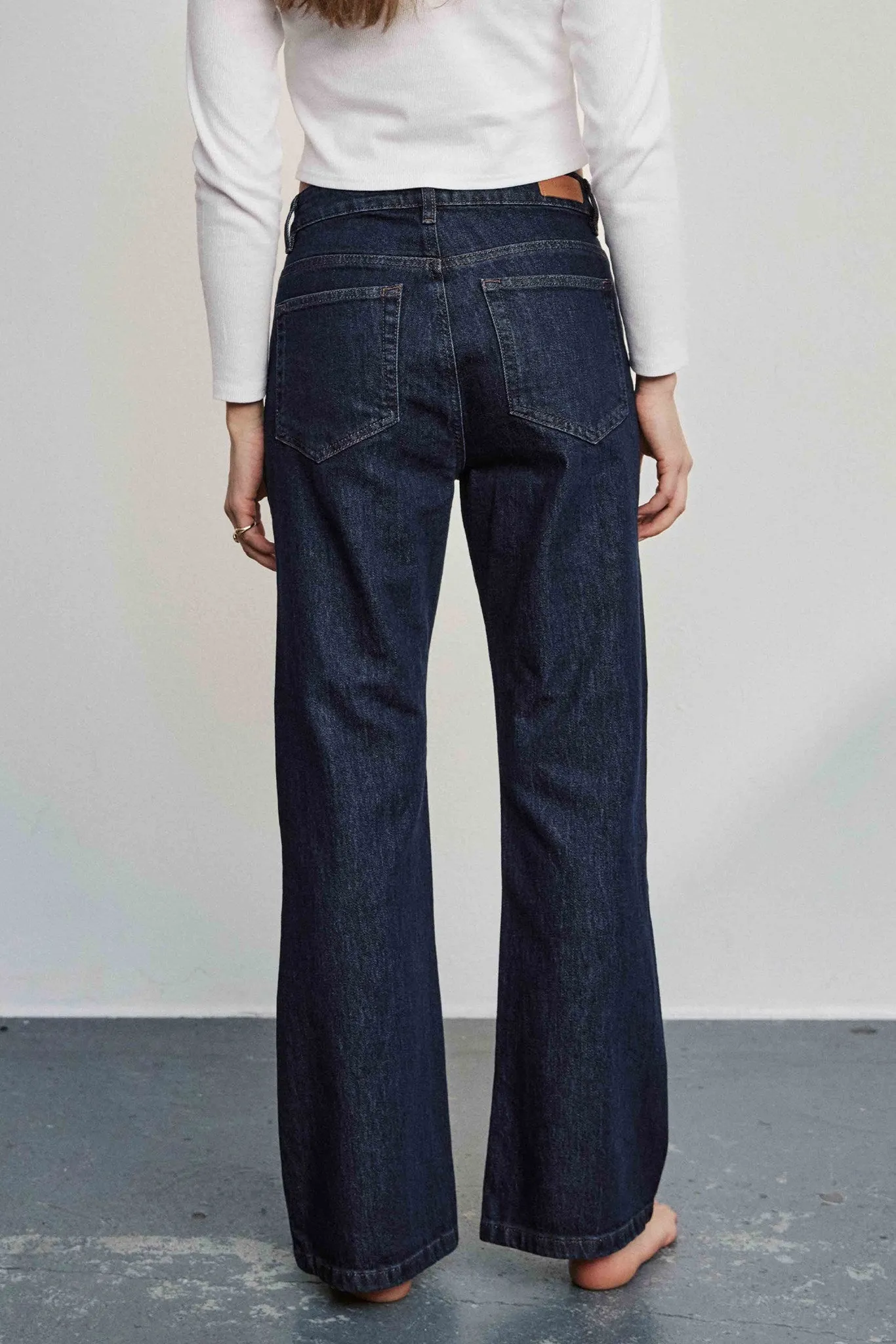 NULONDON JEANS SHORT - Dark Blue Denim