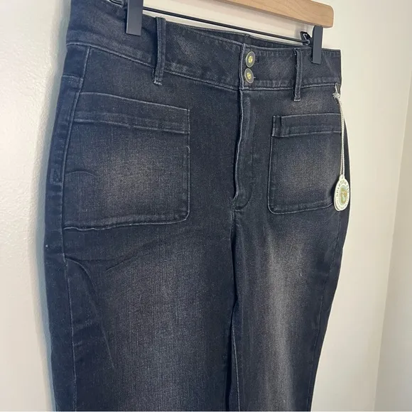 NWT Spartina 449 Juliette High Rise Jeans Denim Women's Size 10 Boot Cut Grunge