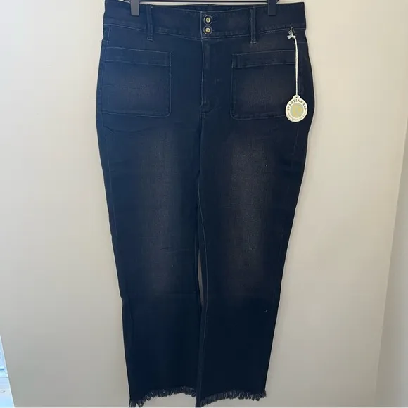 NWT Spartina 449 Juliette High Rise Jeans Denim Women's Size 10 Boot Cut Grunge