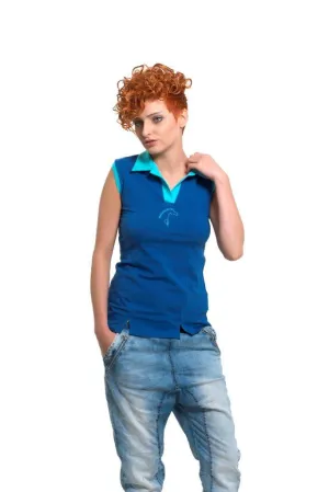 OF HORSE Oh over the moon sleeveless polo