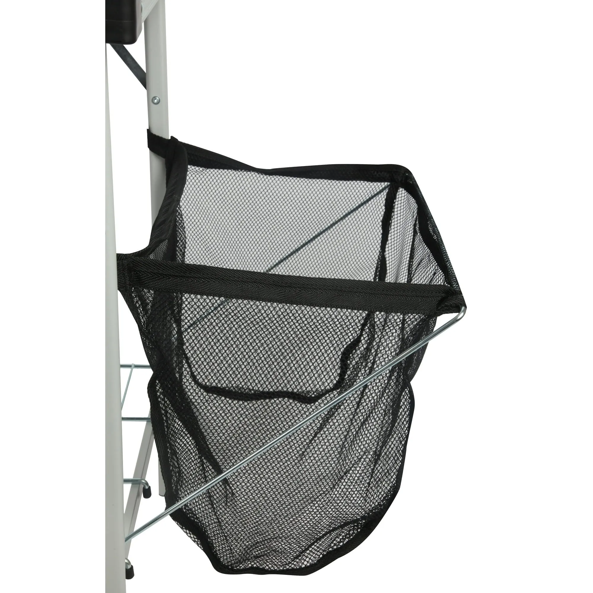 Ozark Trail Camping Table, Silver, 39 L in x 19.7 W in x 76 H in, Steel - new