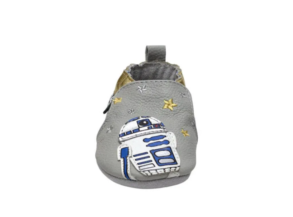 Pantoufles - LES DROIDES - The Droids - Baby's STAR WARS Leather-Sole Sllip-On Shoes 0-6 mois