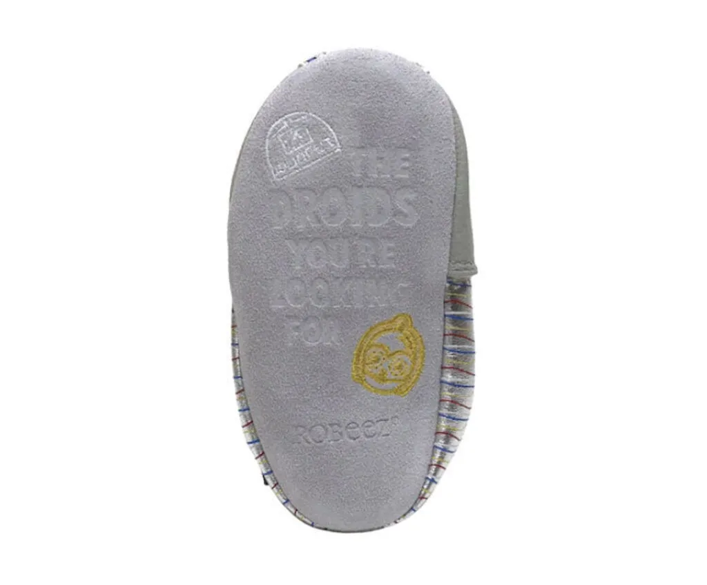 Pantoufles - LES DROIDES - The Droids - Baby's STAR WARS Leather-Sole Sllip-On Shoes 0-6 mois