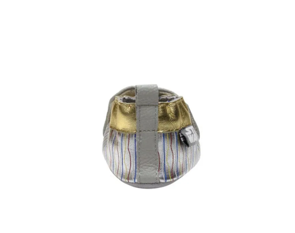 Pantoufles - LES DROIDES - The Droids - Baby's STAR WARS Leather-Sole Sllip-On Shoes 0-6 mois