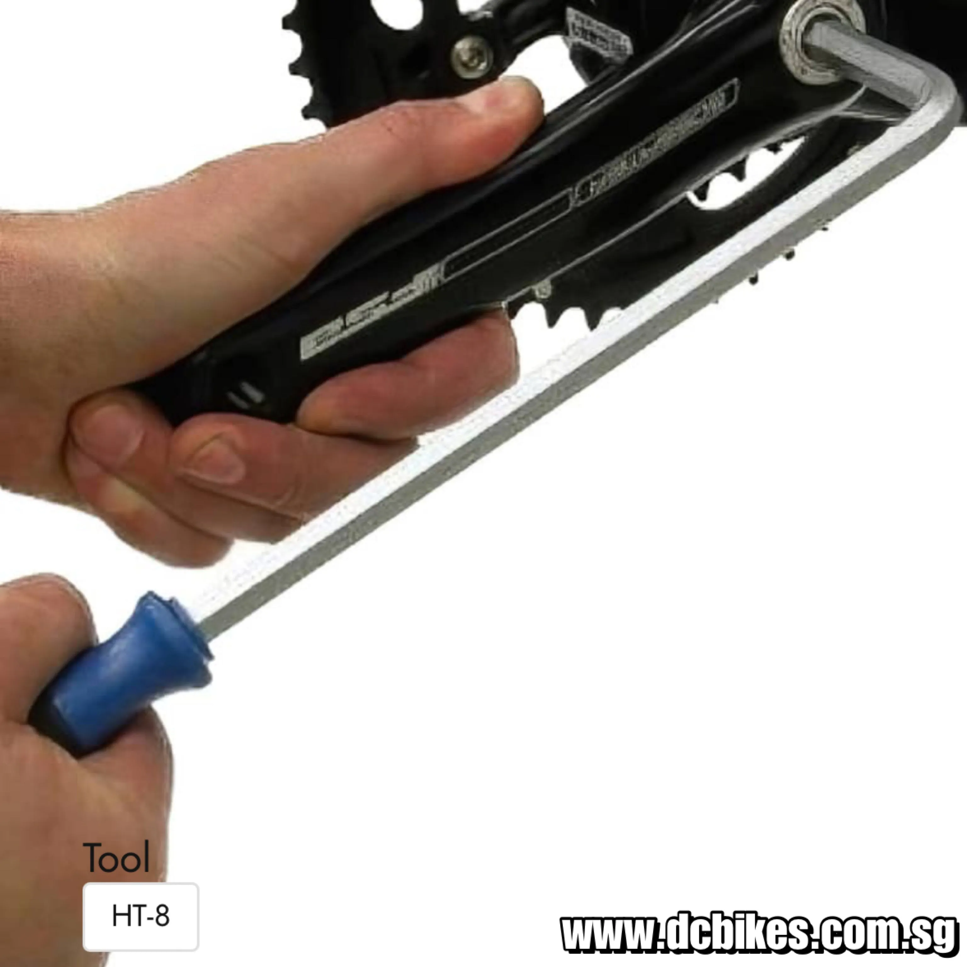 Park Tool Bicycle Pedal Crank Arm Solid Long Grip 8mm Hex Wrench (HT-8)