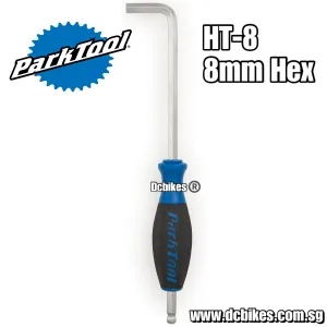 Park Tool Bicycle Pedal Crank Arm Solid Long Grip 8mm Hex Wrench (HT-8)