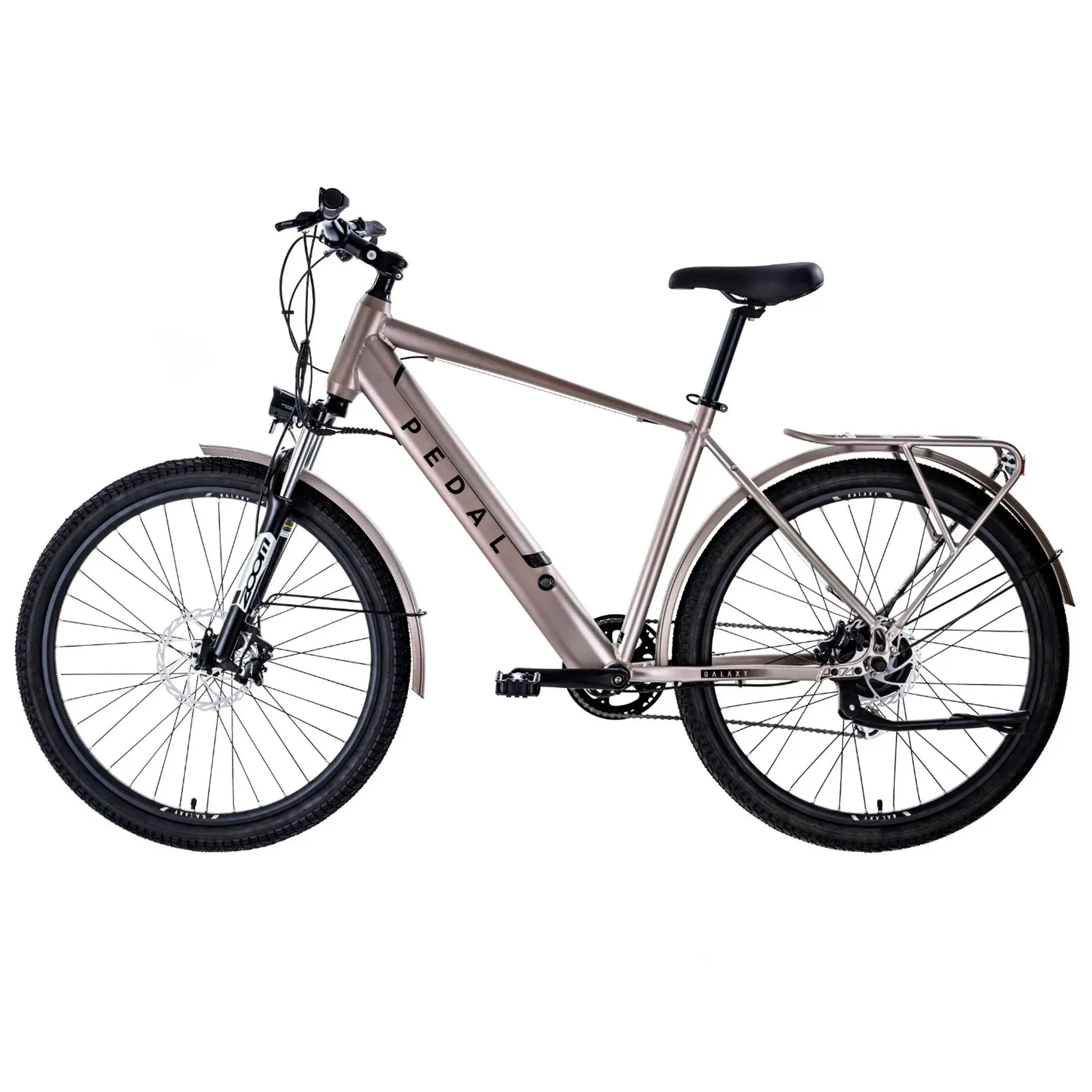Pedal Galaxy Electric Bike 374Wh Battery Silver