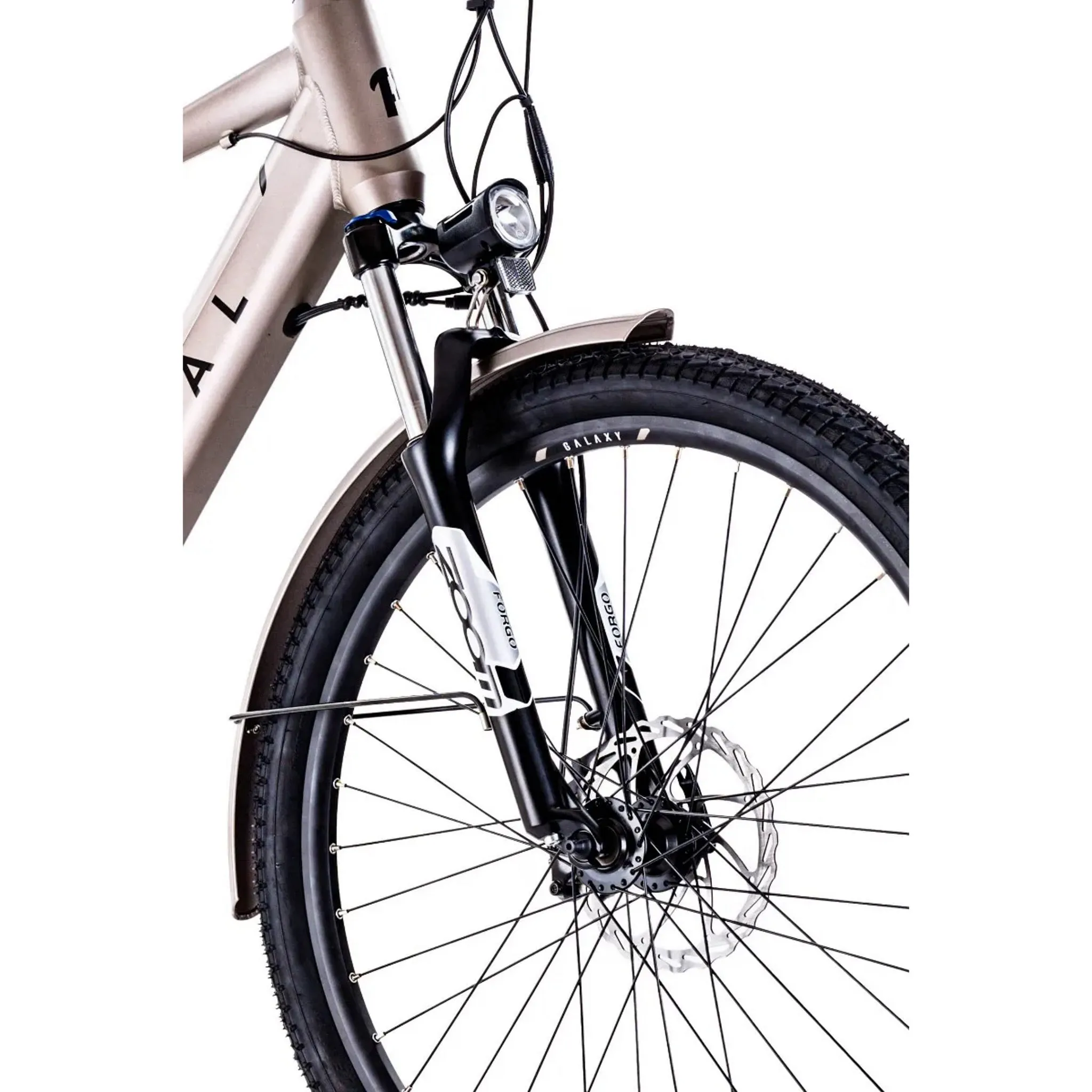 Pedal Galaxy Electric Bike 374Wh Battery Silver