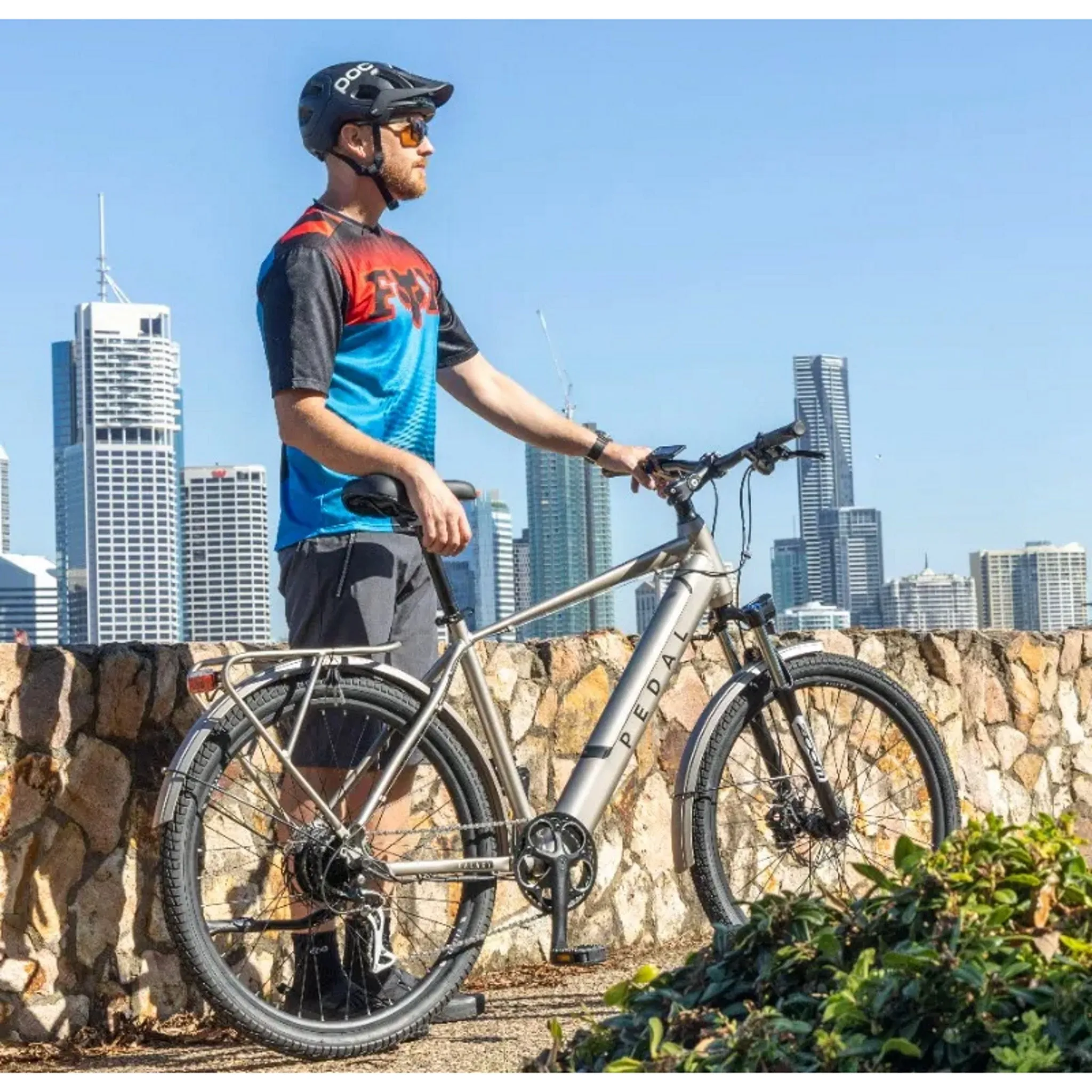 Pedal Galaxy Electric Bike 374Wh Battery Silver