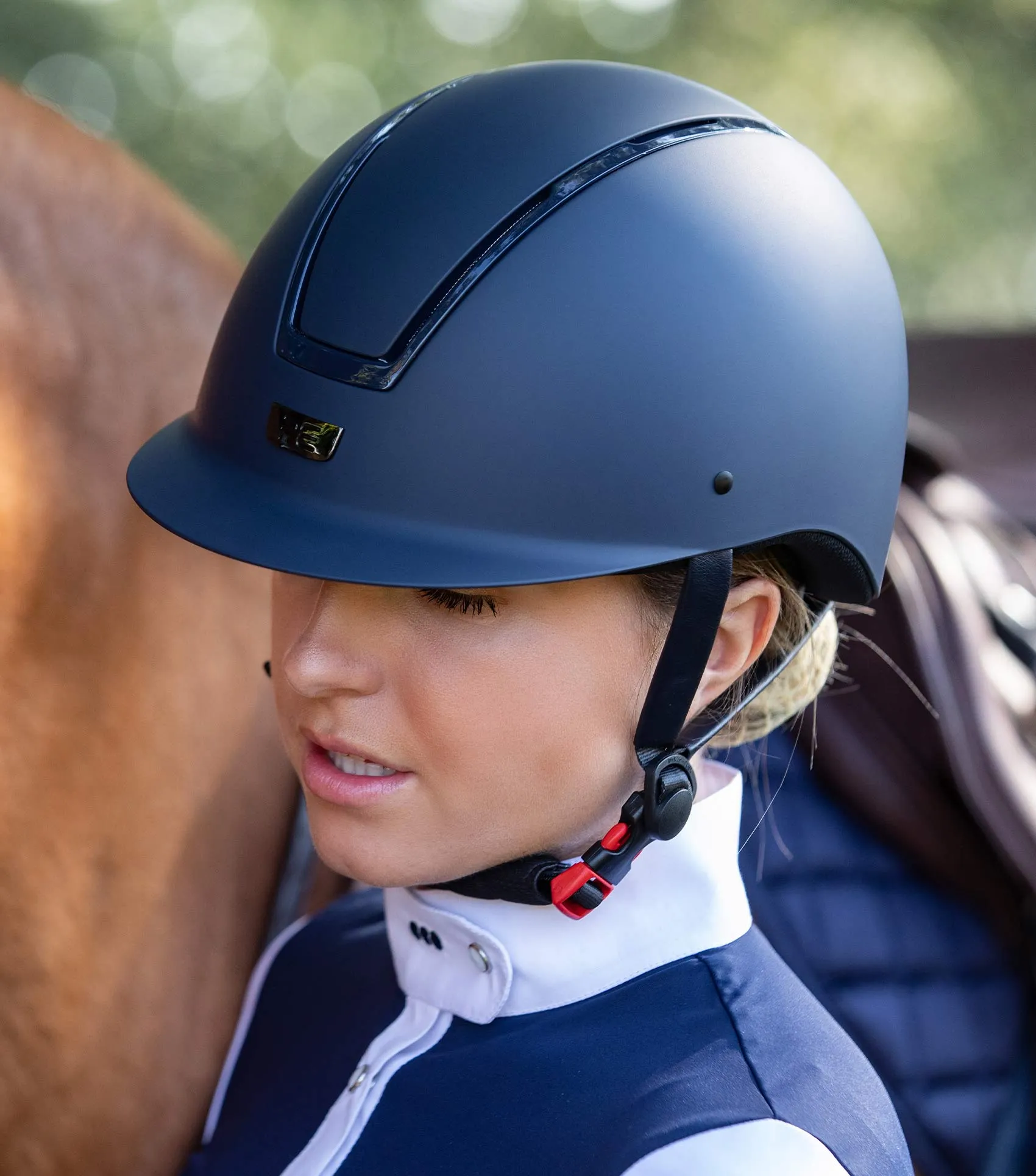 PEI BSI KiteMark VG1 Riding Helmet (Navy)