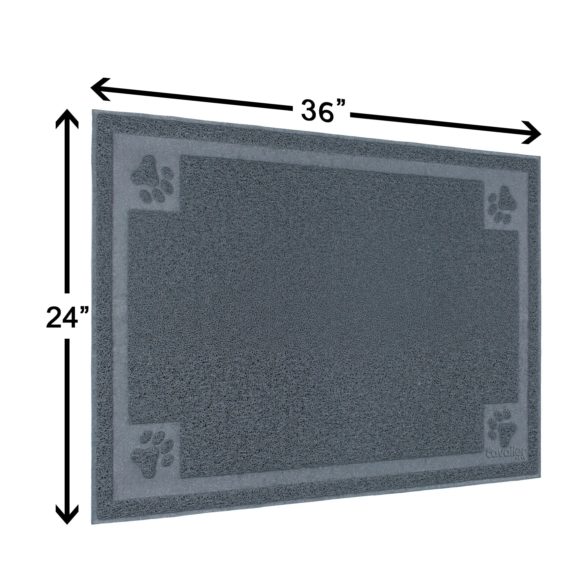 Pet Mat for Cat and Dog Bowls, Silicone Non-Slip Absorbent Waterproof Dog Food Mat