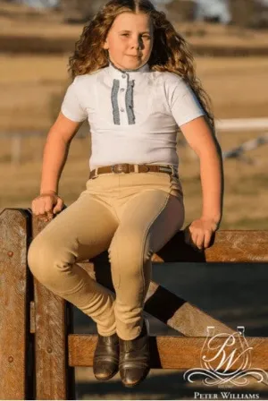 Peter Williams Kids Pull on Jodhpurs with Full Suede Seat