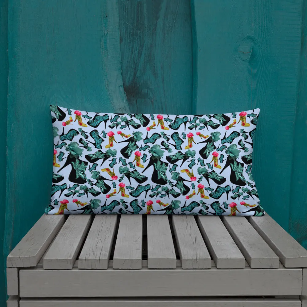 Pillow 'Blue Shoes'