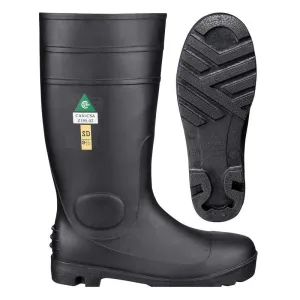 Pioneer 1022 PVC Steel Toe/Plate Boot - Black