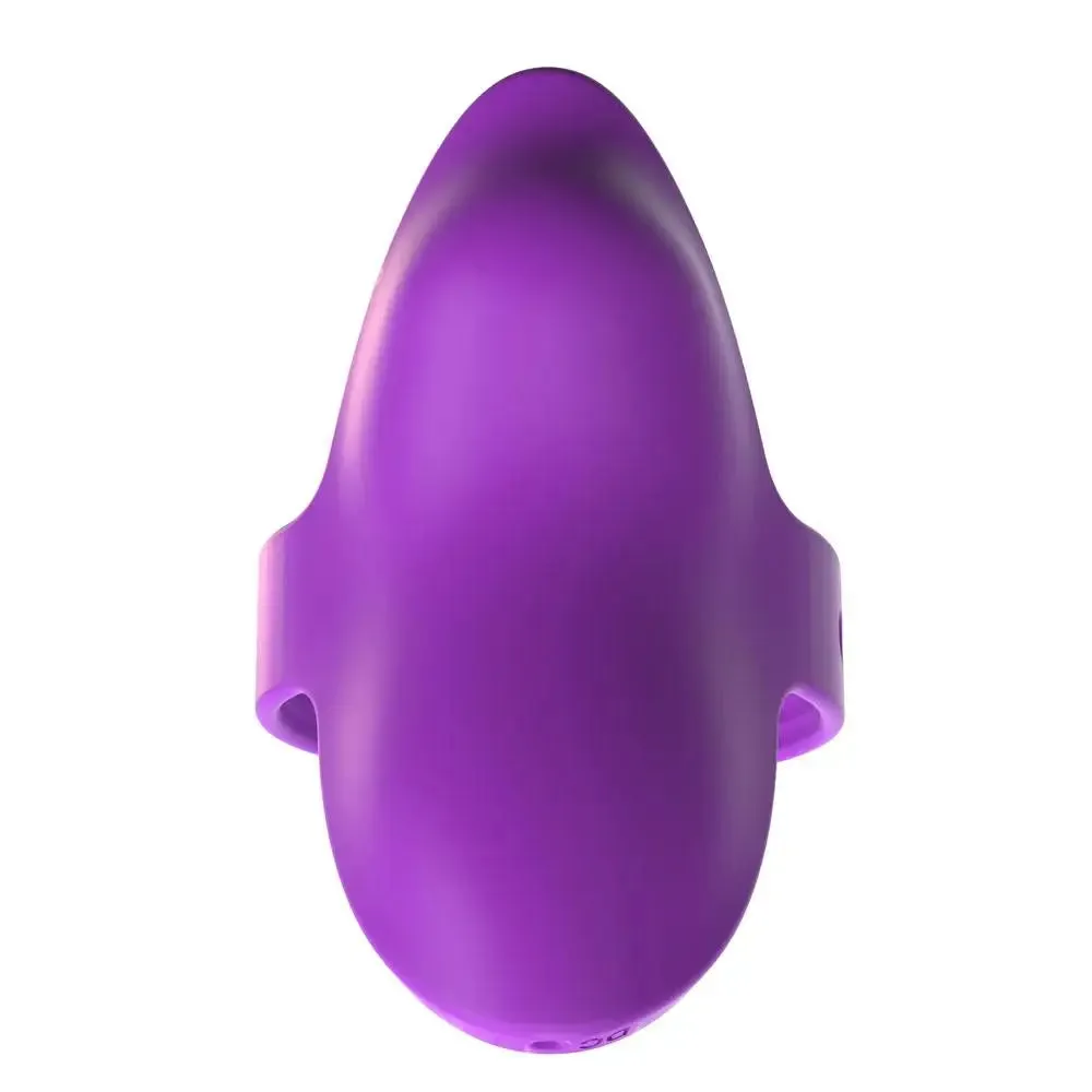 Pipedream Purple Silicone Multi-function Rechargeable Finger Vibrator