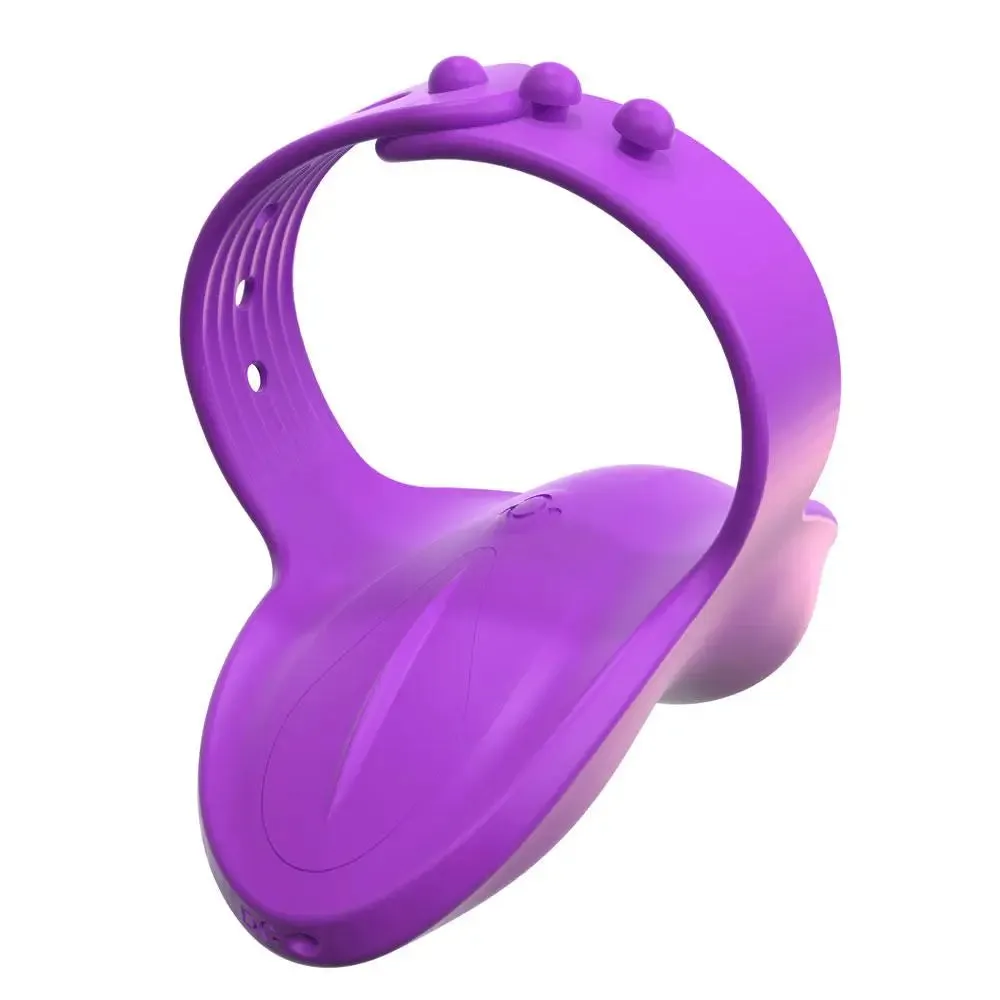 Pipedream Purple Silicone Multi-function Rechargeable Finger Vibrator