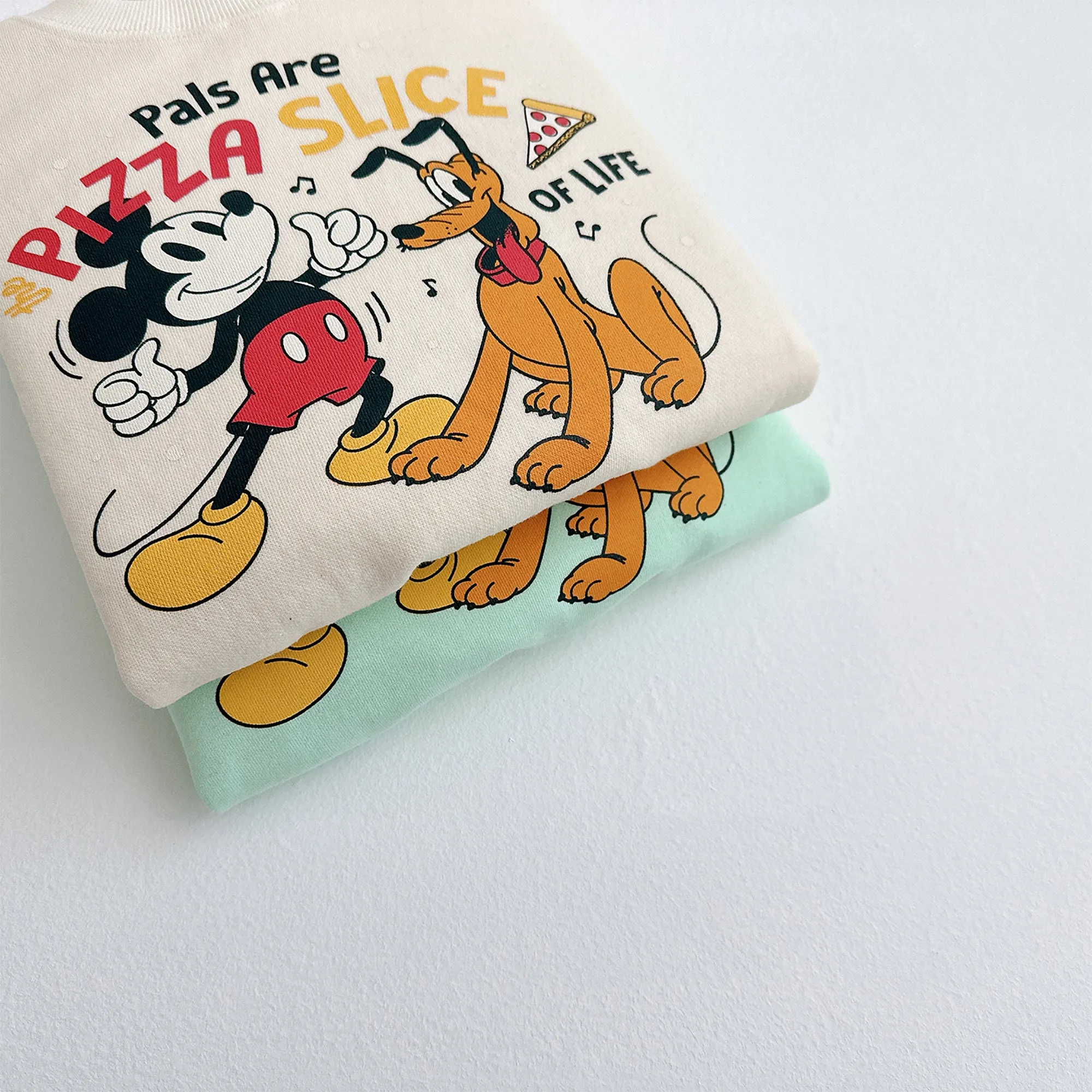 Pizza Pals Friends Sweat Set - Cream