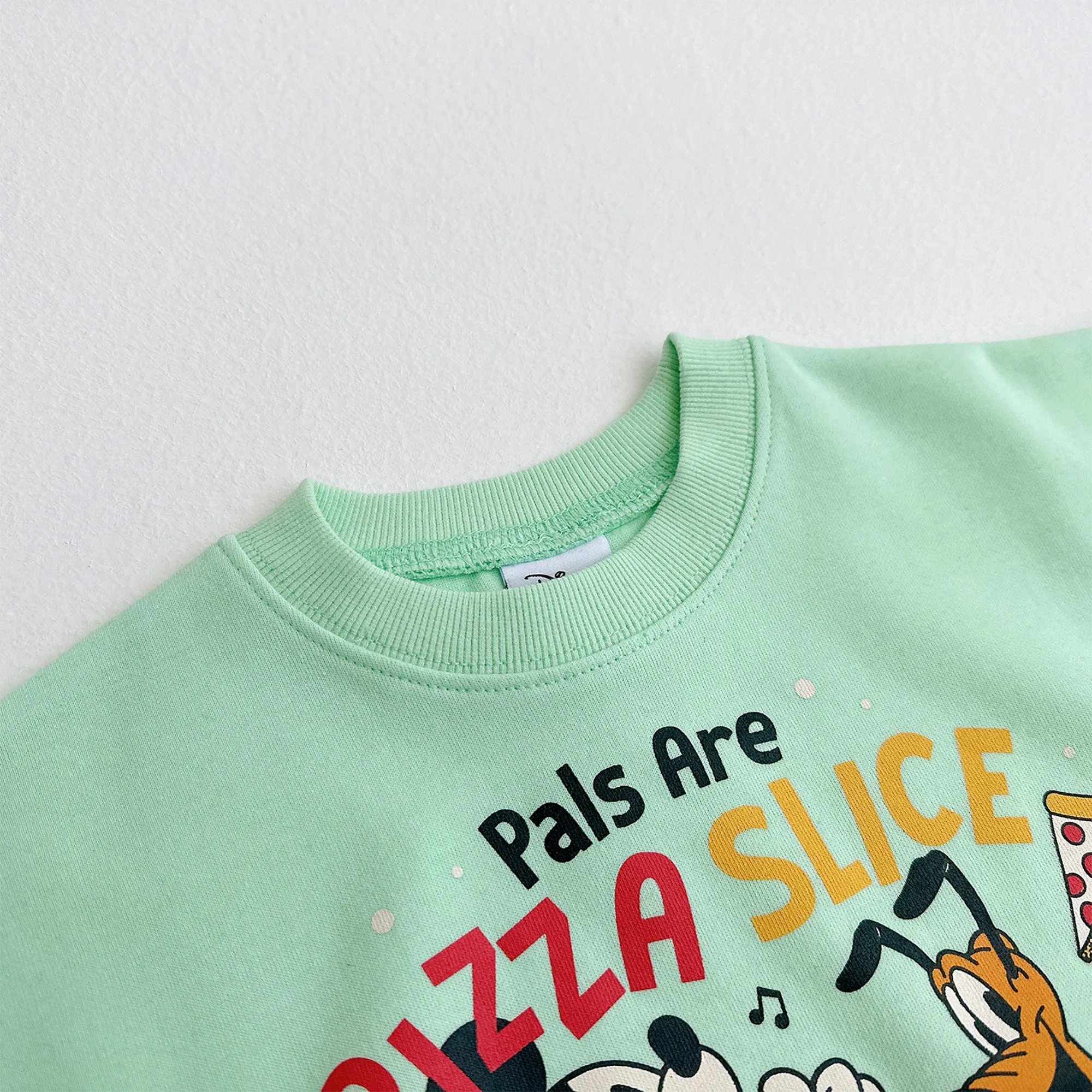 Pizza Pals Friends Sweat Set - Melon