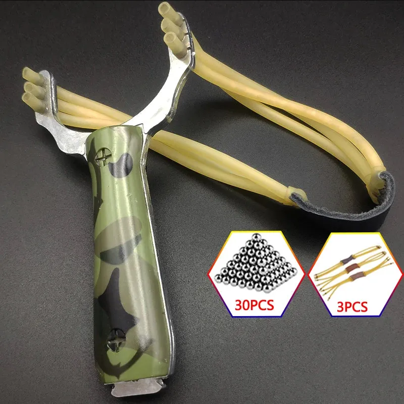 Powerful Hunting Slingshot Outdoor Alloy Shooting Sling Shot Professional Outdoor High Precision Sling Catapult ToolsTirachinas