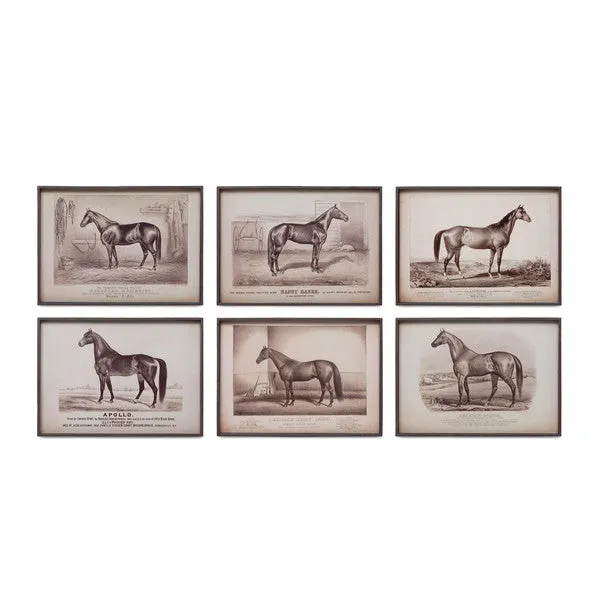 Prize Race Horse Vintage Print