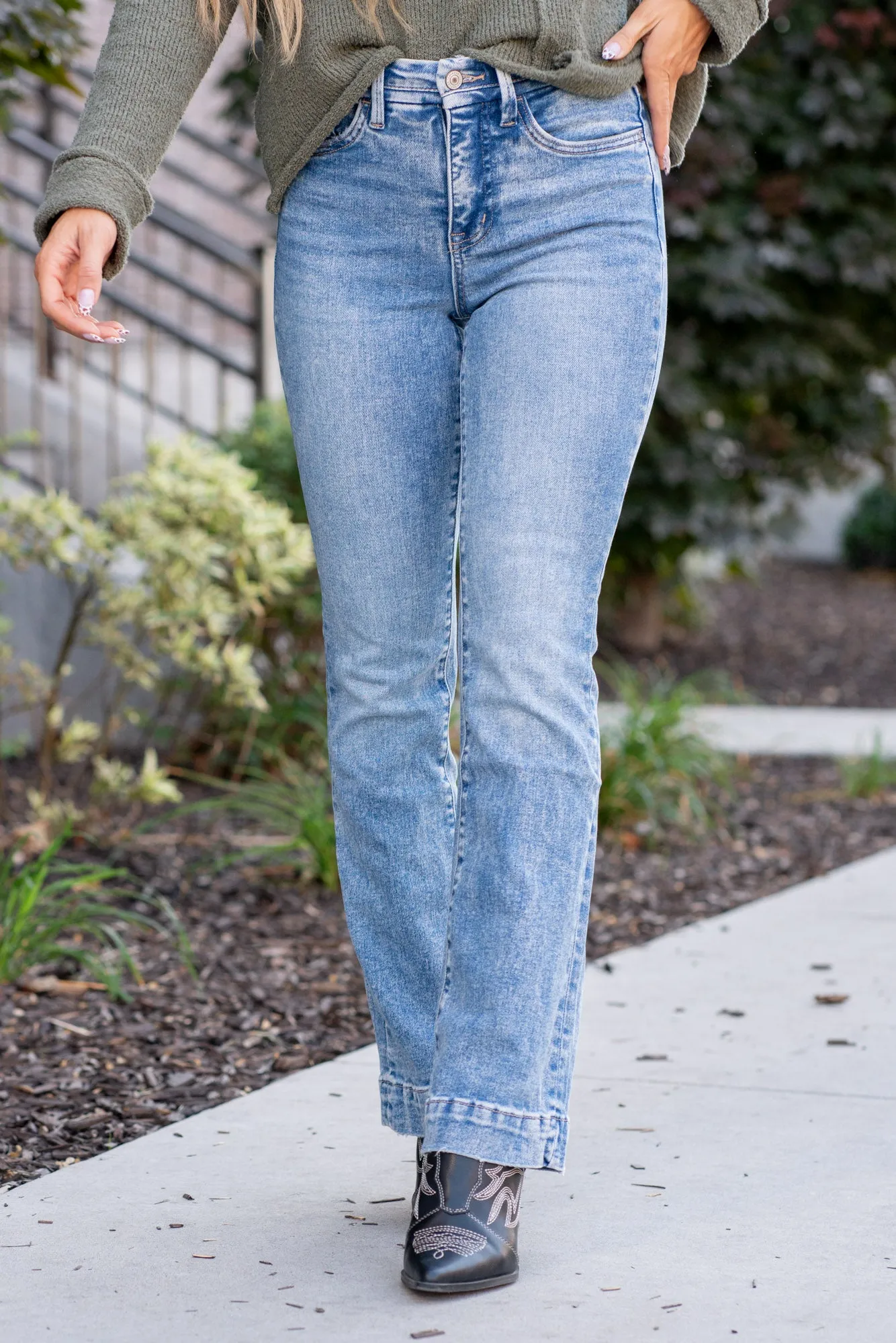 Protegee Tummy Control Top High Rise Boot Cut Regular & Plus Sizes