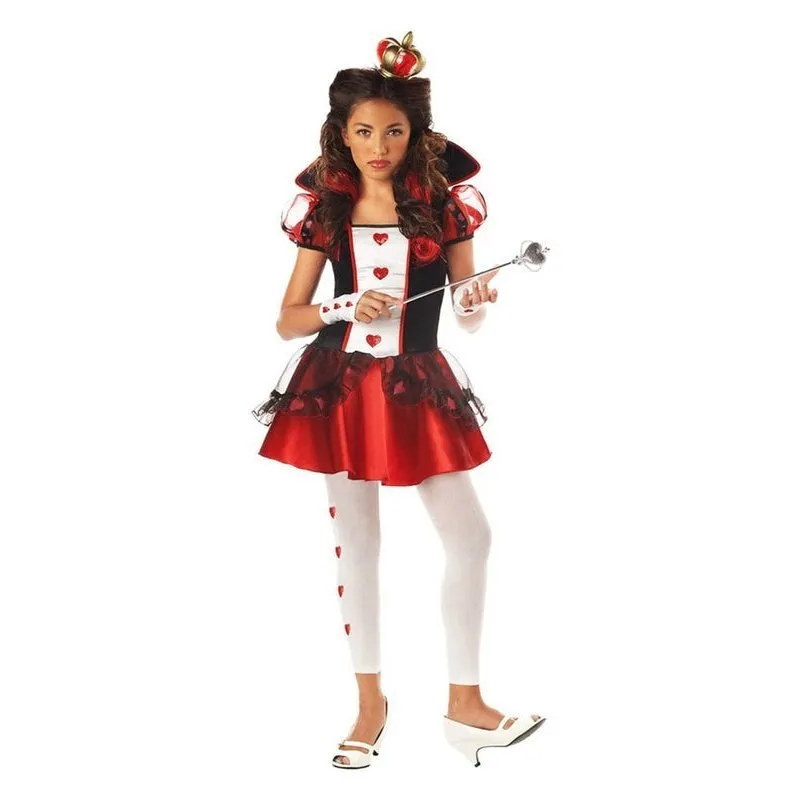 Queen Of Hearts Tween Girls Costume