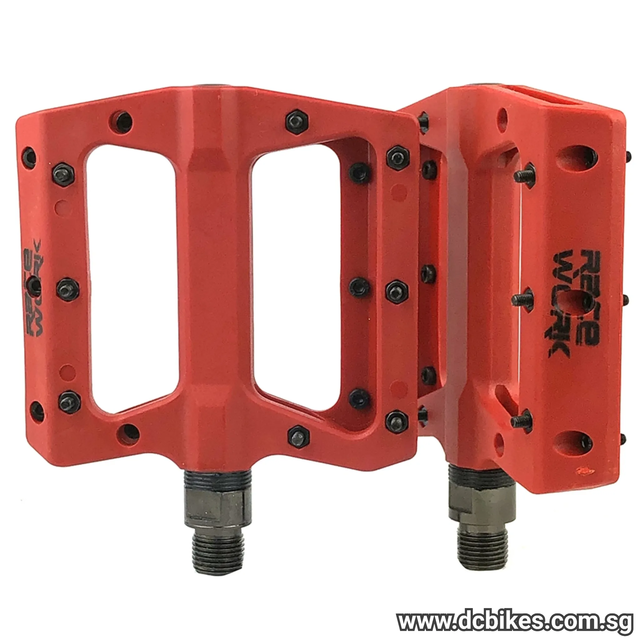 Racework Composite MTB Bicycle Flat Pedals