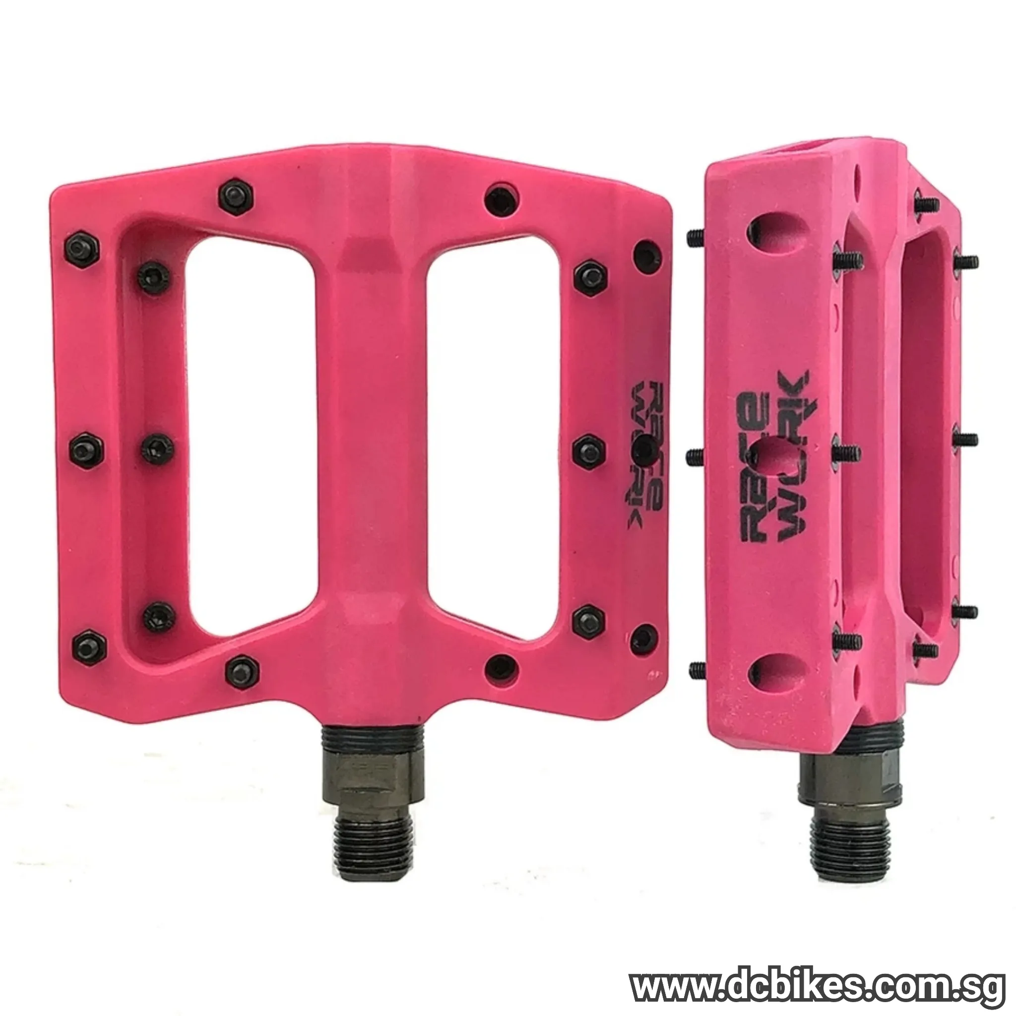 Racework Composite MTB Bicycle Flat Pedals