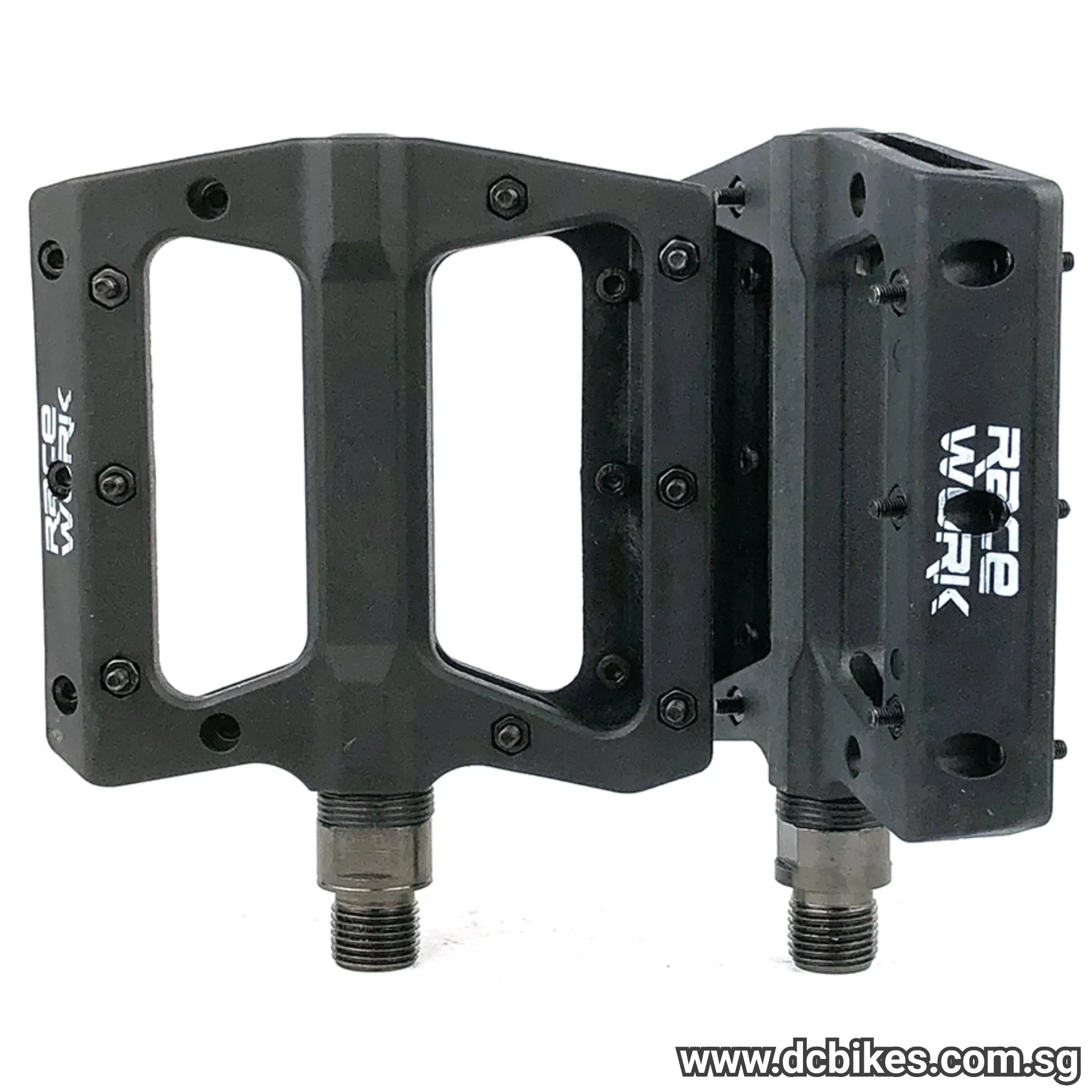 Racework Composite MTB Bicycle Flat Pedals
