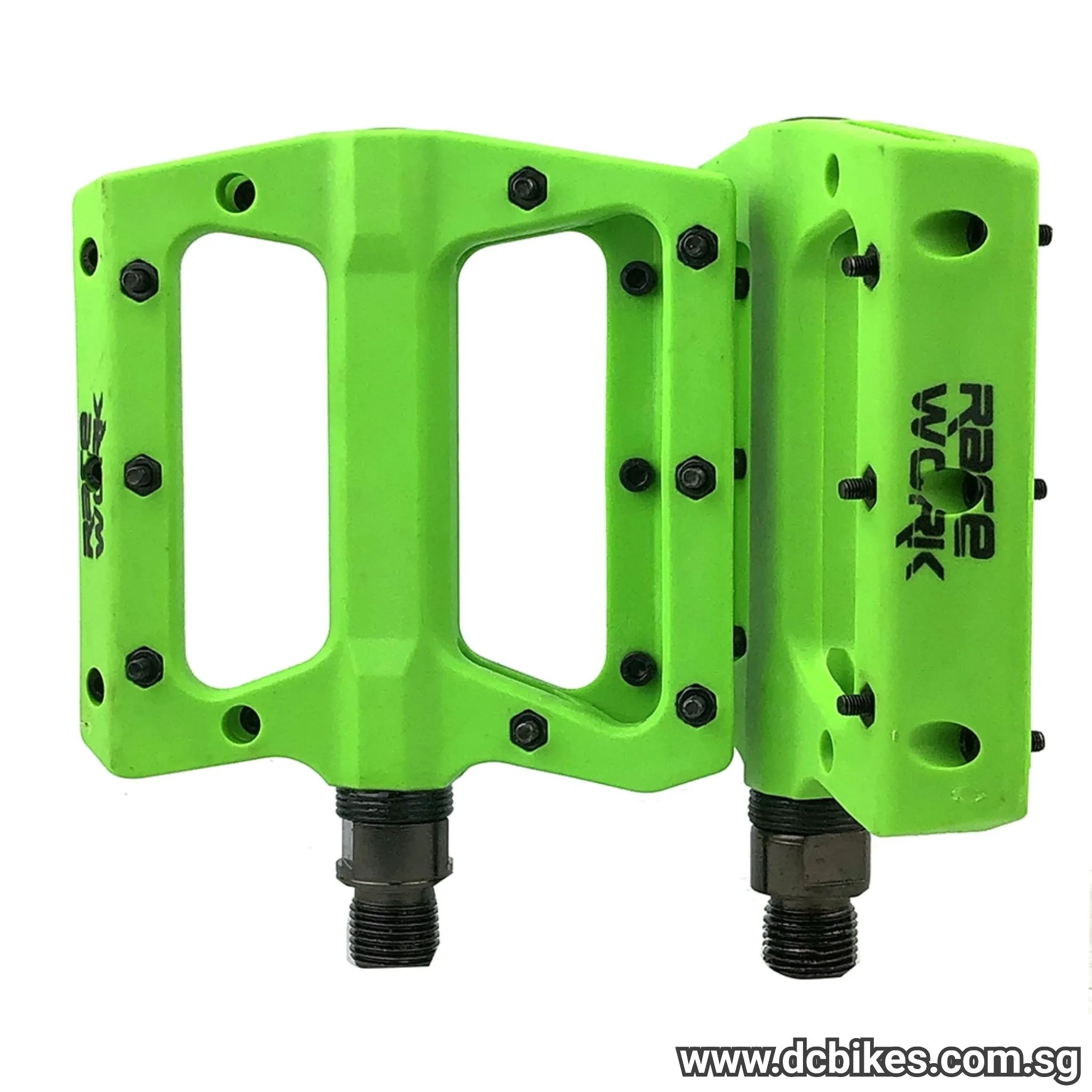 Racework Composite MTB Bicycle Flat Pedals