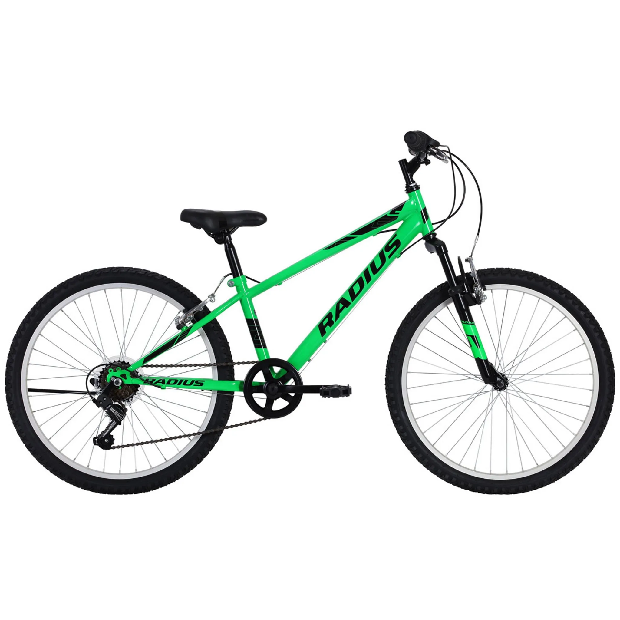 Radius Leopard 24" Kids Mountain Bike Gloss Neon Green/Black