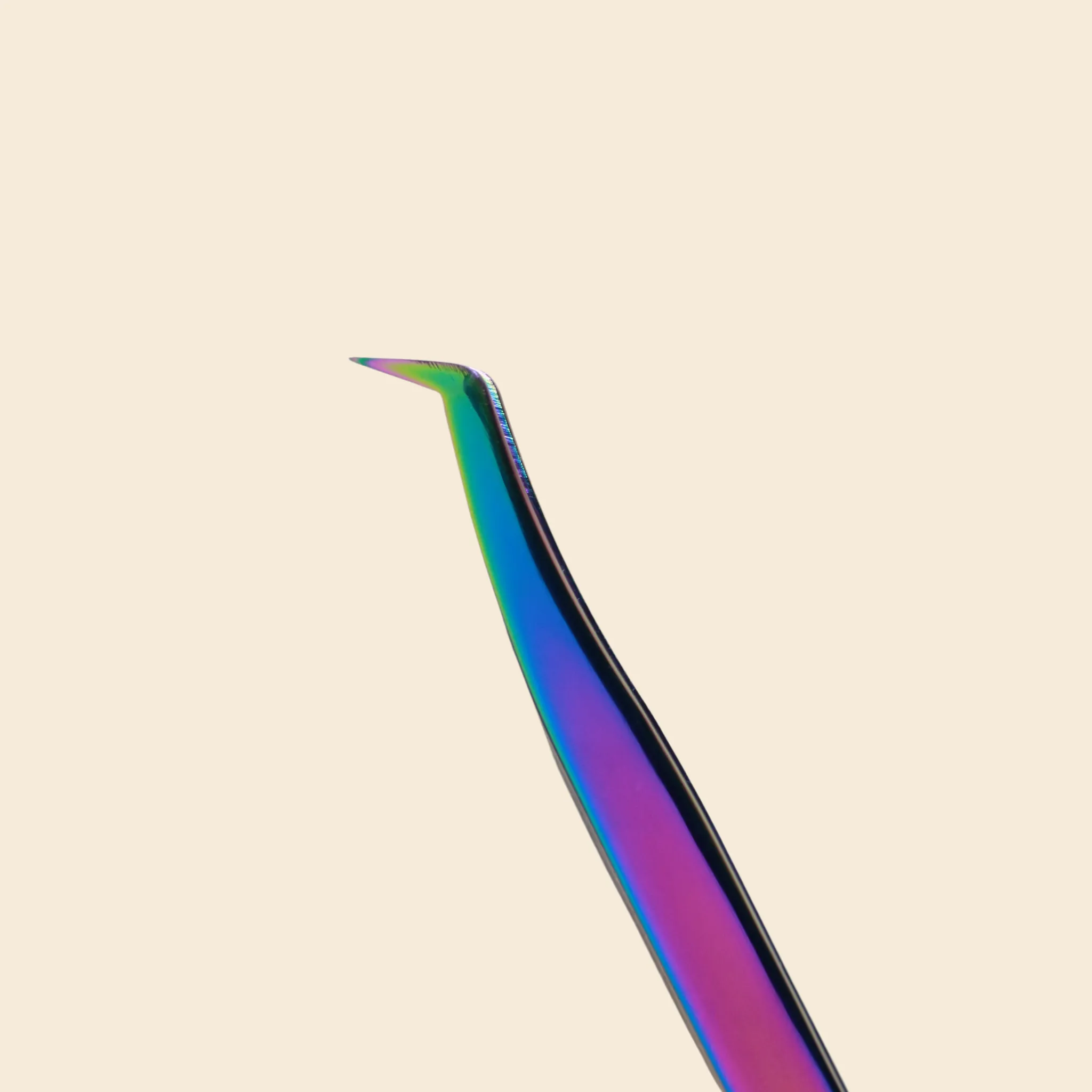 Rainbow Round Boot Volume Tweezer - Model #118