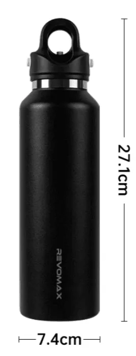 REVOMAX™ One-handed Opening Motorcycle Travel Thermos