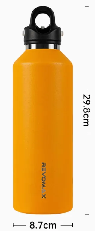 REVOMAX™ One-handed Opening Motorcycle Travel Thermos