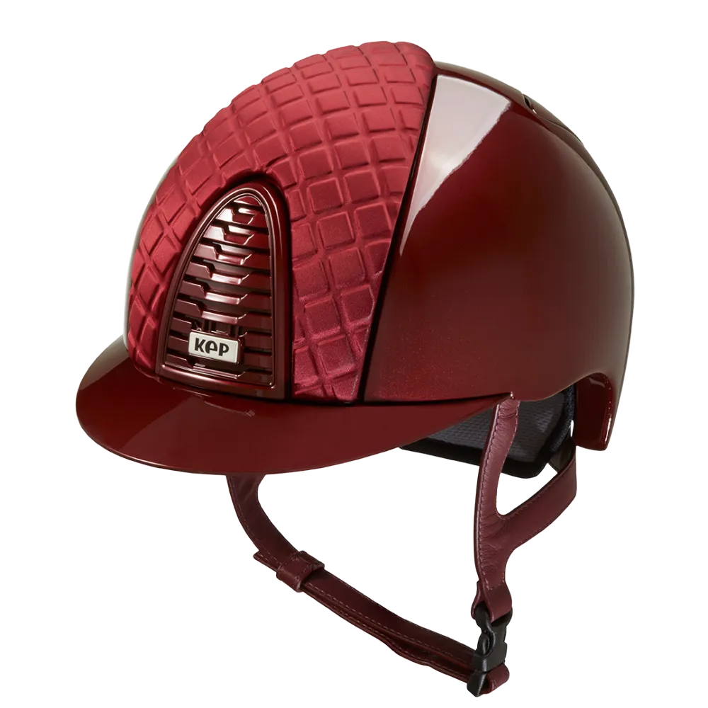 Riding Helmet Cromo 2.0 Metal - Burgundy Milano by KEP