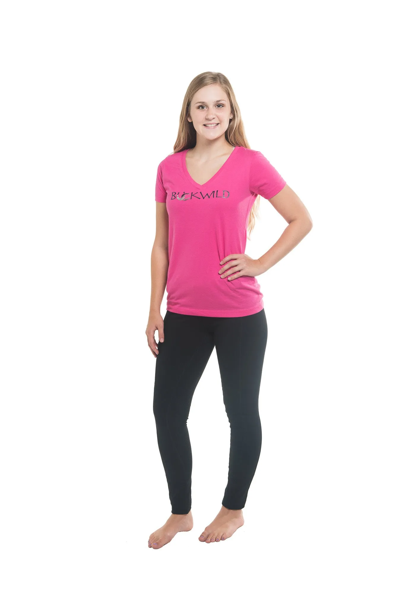 Riding Tights | Black   Leopard Waistband